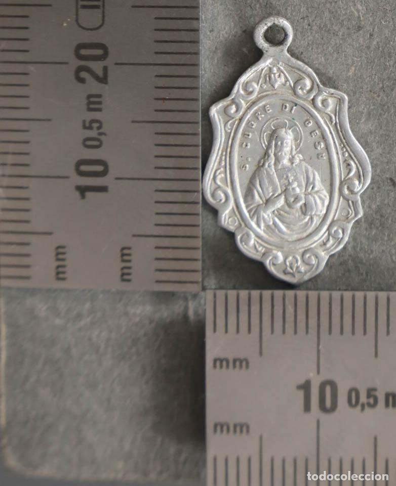 Antig&uuml;edades: MEDALLA. VIRGEN CON EL NI&Ntilde;O SGDO CORAZON - Foto 2