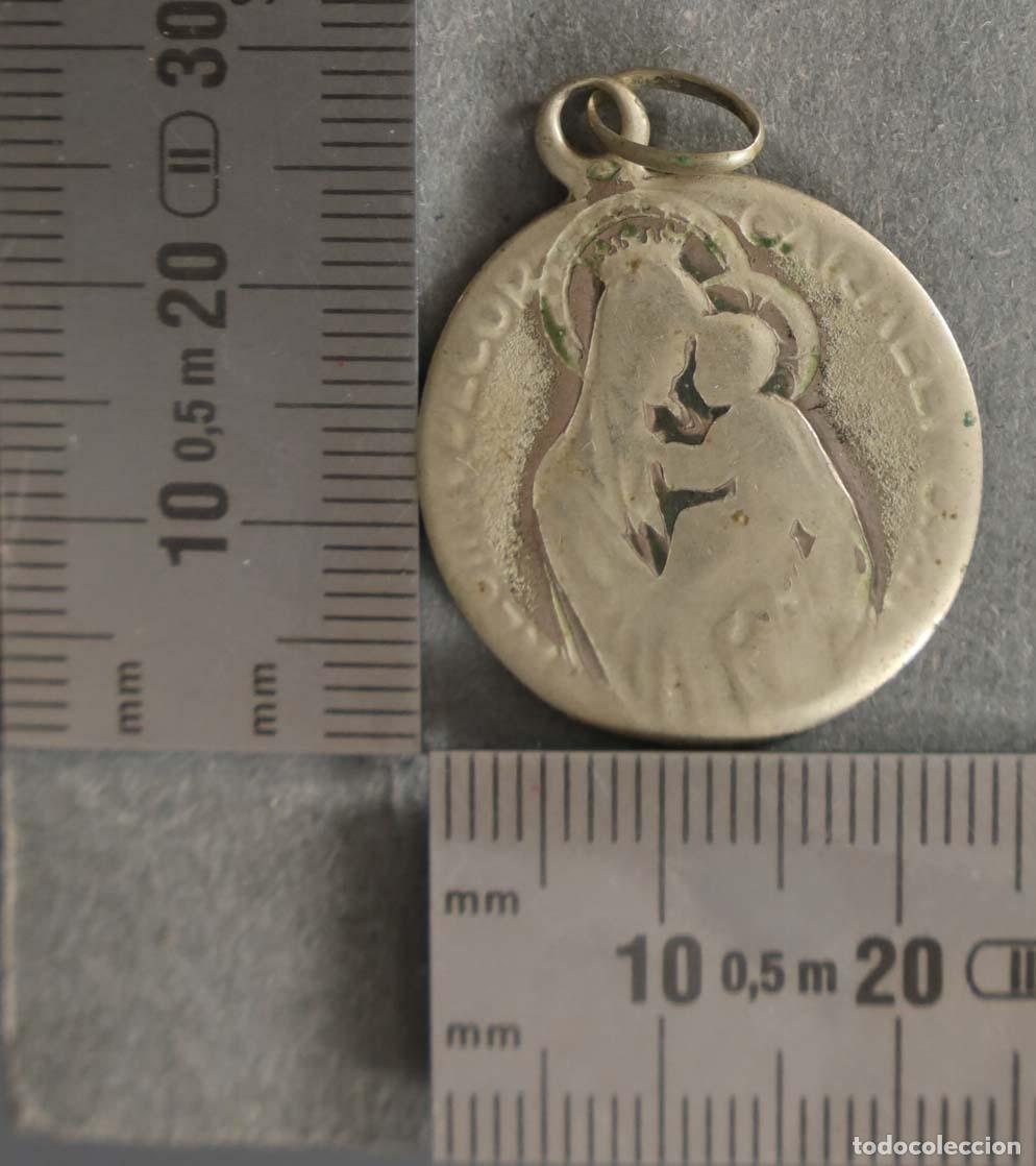 Antig&uuml;edades: MEDALLA. SGO CORAZON VIRGEN DEL CARMEN - Foto 2