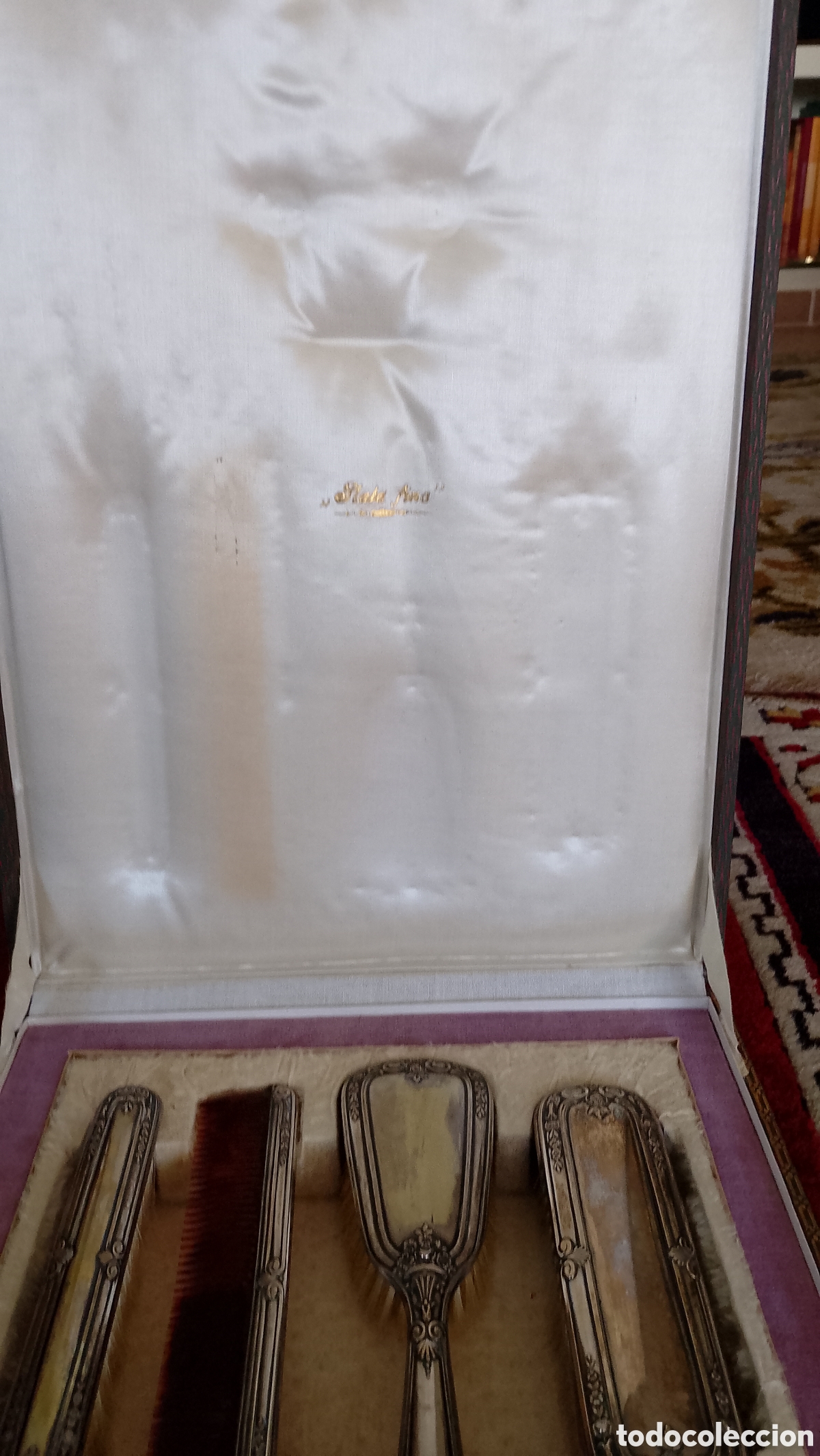 Antig&uuml;edades: Juego de tocador con caja - Foto 3