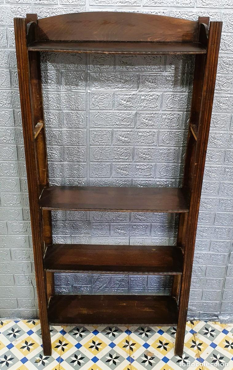 Antig&uuml;edades: Estanter&iacute;a librer&iacute;a modernista - Foto 4