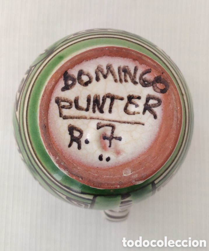 Antig&uuml;edades: JARRA CER&Aacute;MICA DE TERUEL. PUNTER - Foto 5