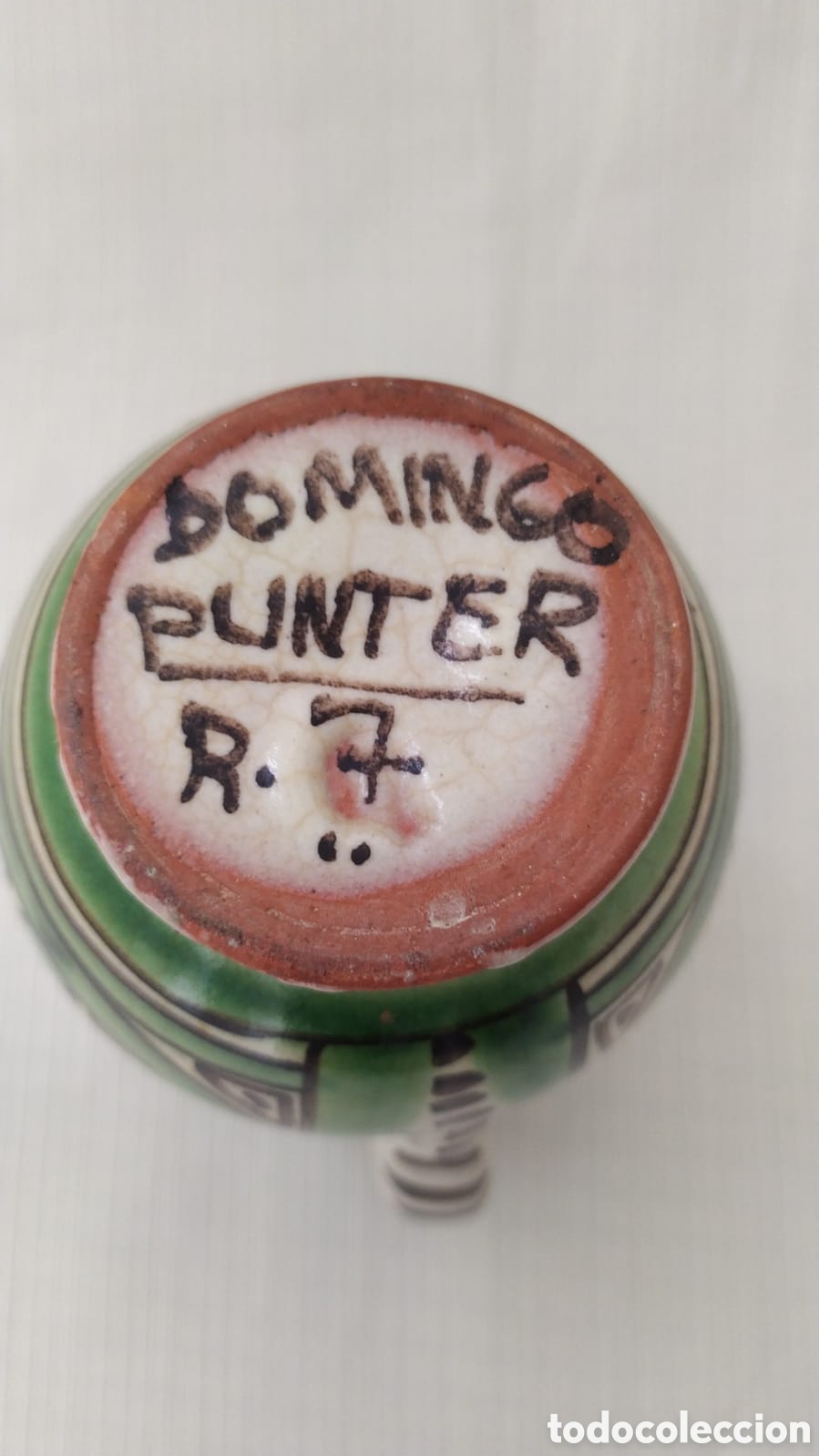 Antig&uuml;edades: JARRA CER&Aacute;MICA DE TERUEL. PUNTER - Foto 6
