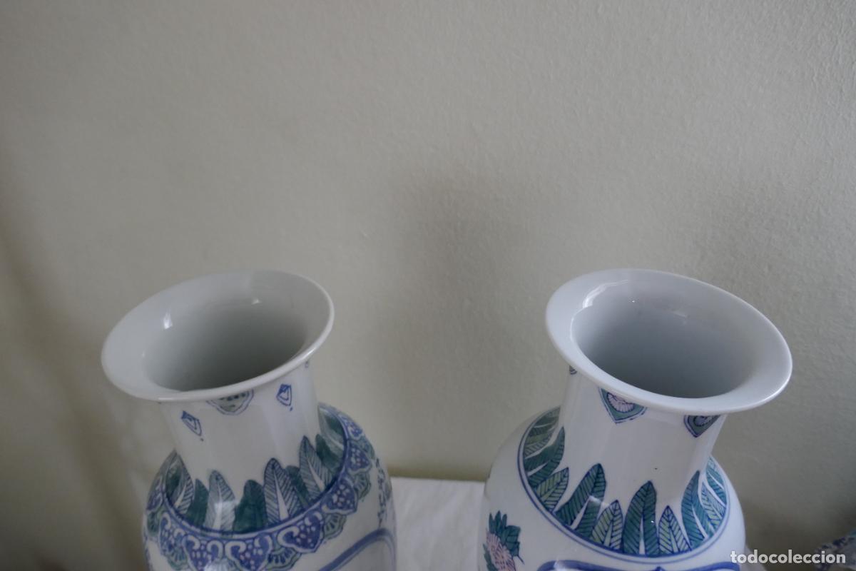 Antig&uuml;edades: PAREJA DE JARRONES CHINOS - Foto 5