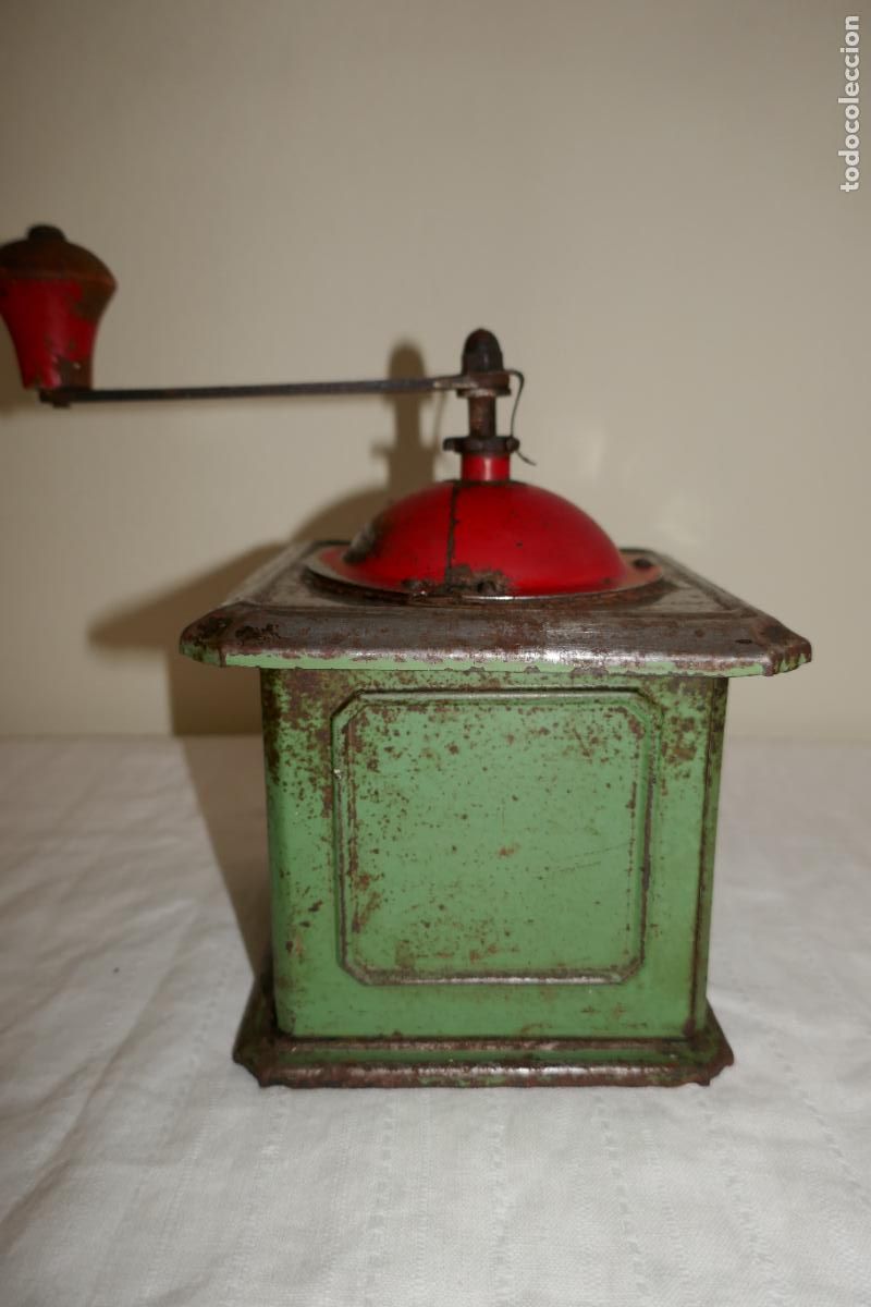 Antig&uuml;edades: MOLINILLO DE CAFE ANTIGUO DE LA MARCA ELMA - Foto 11