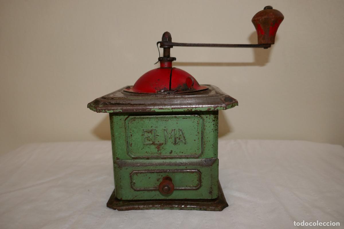 Antiguidades: MOLINILLO DE CAFE ANTIGUO DE LA MARCA ELMA