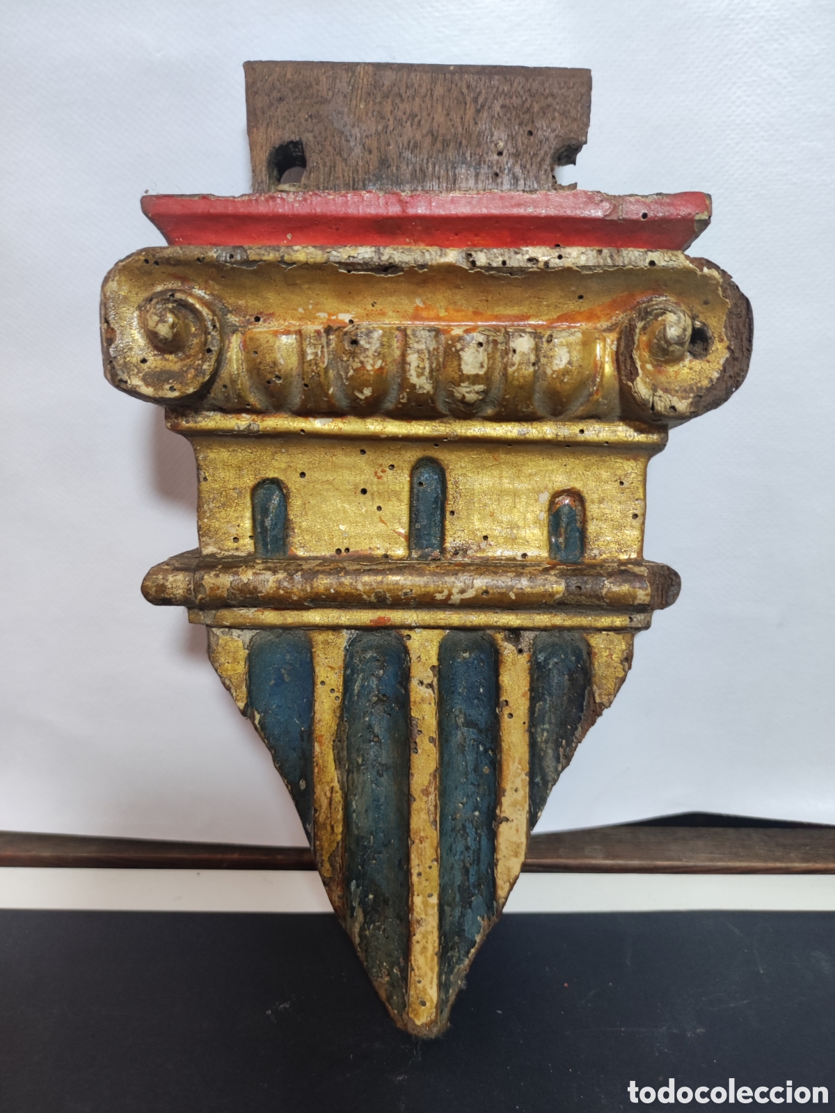 Antig&uuml;edades: Remate de retablo siglo XVII - Foto 1
