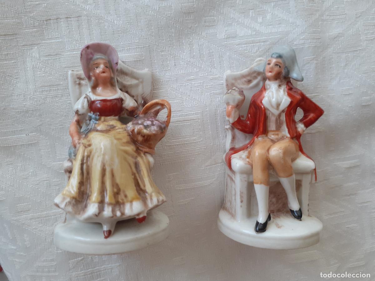Antig&uuml;edades: Figuras porcelana francesa - Foto 2