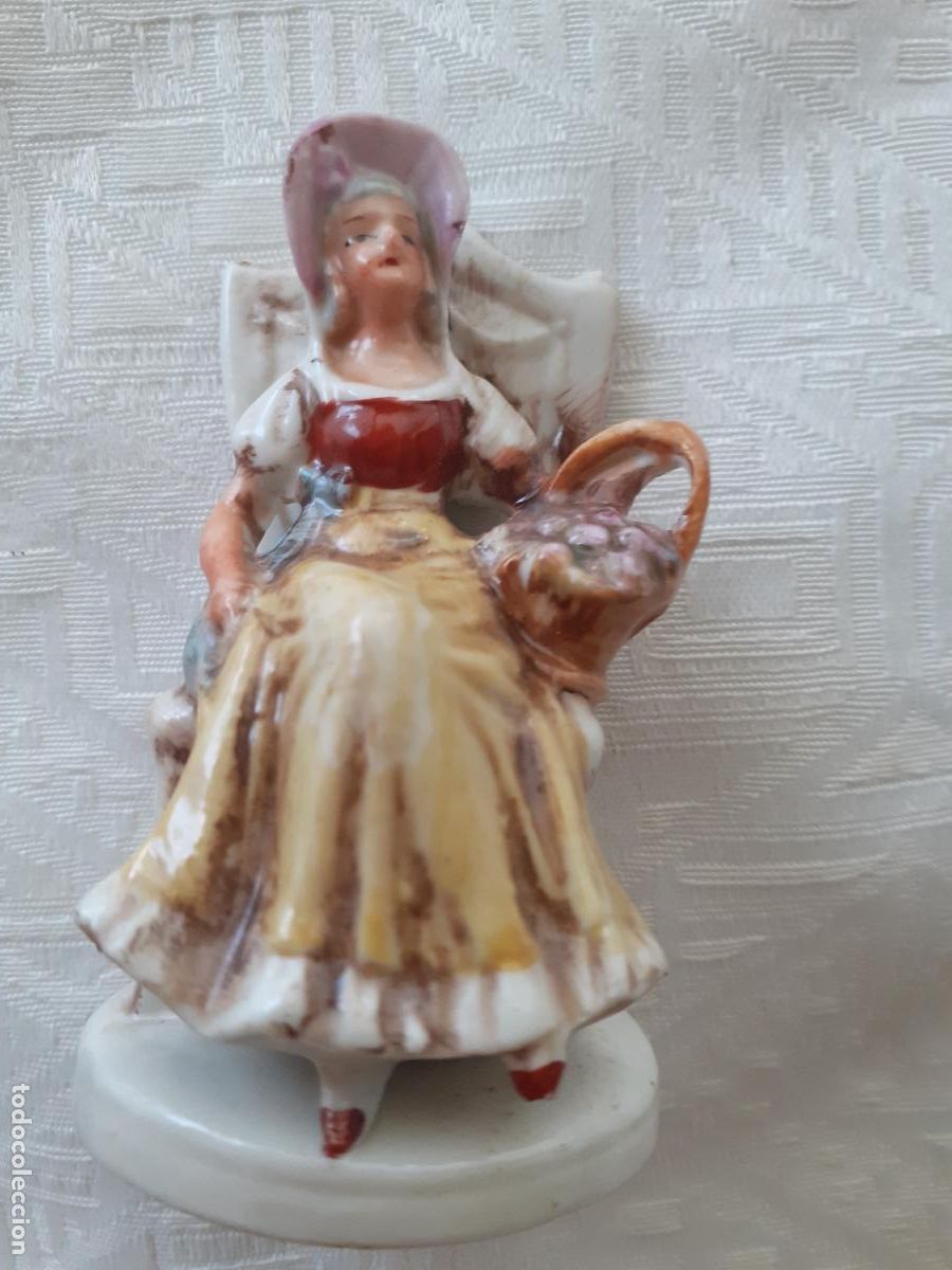 Antig&uuml;edades: Figuras porcelana francesa - Foto 4