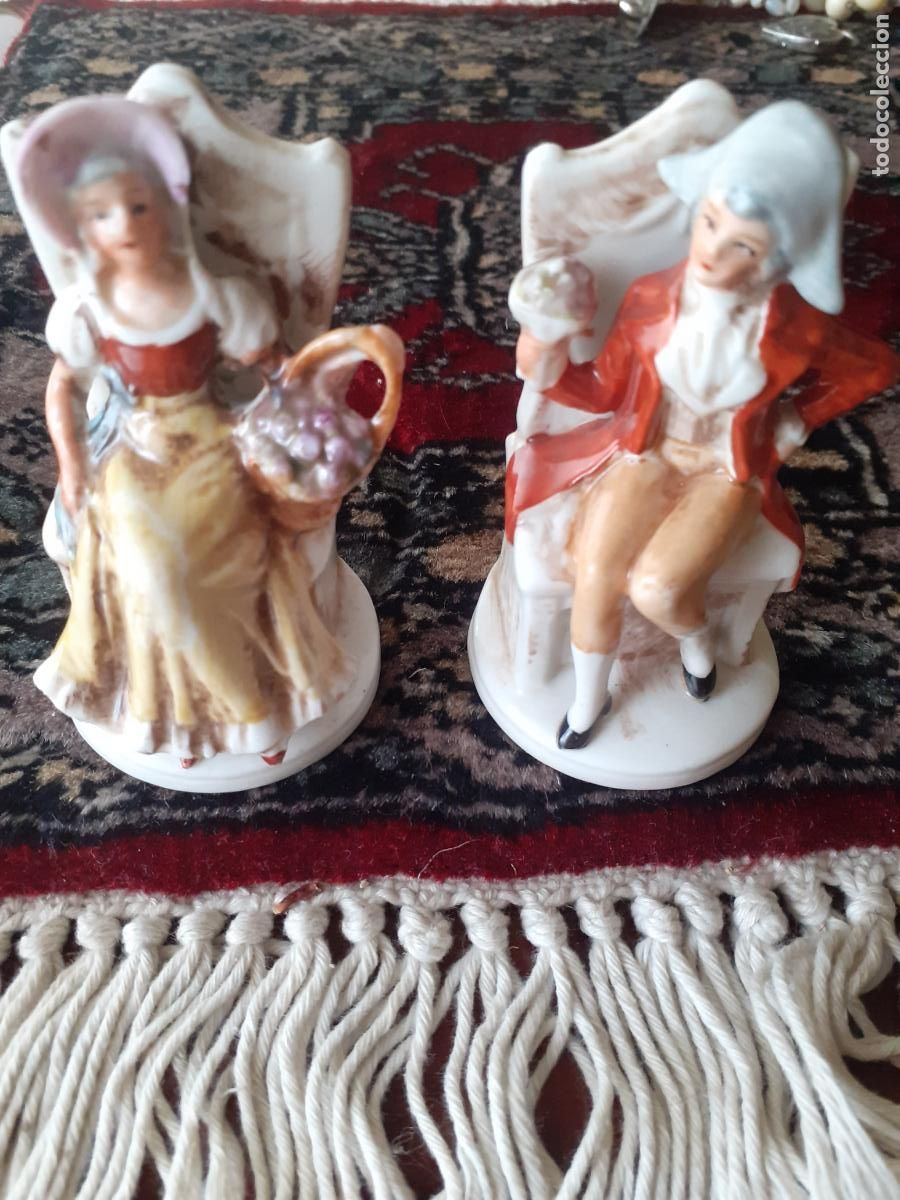 Antig&uuml;edades: Figuras porcelana francesa - Foto 1