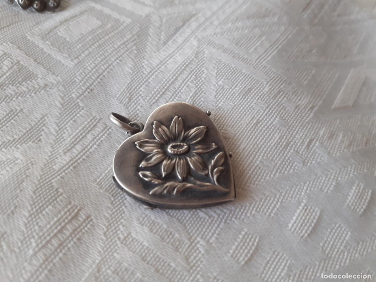 Antig&uuml;edades: Guardafoto plata Edelwiss - Foto 1
