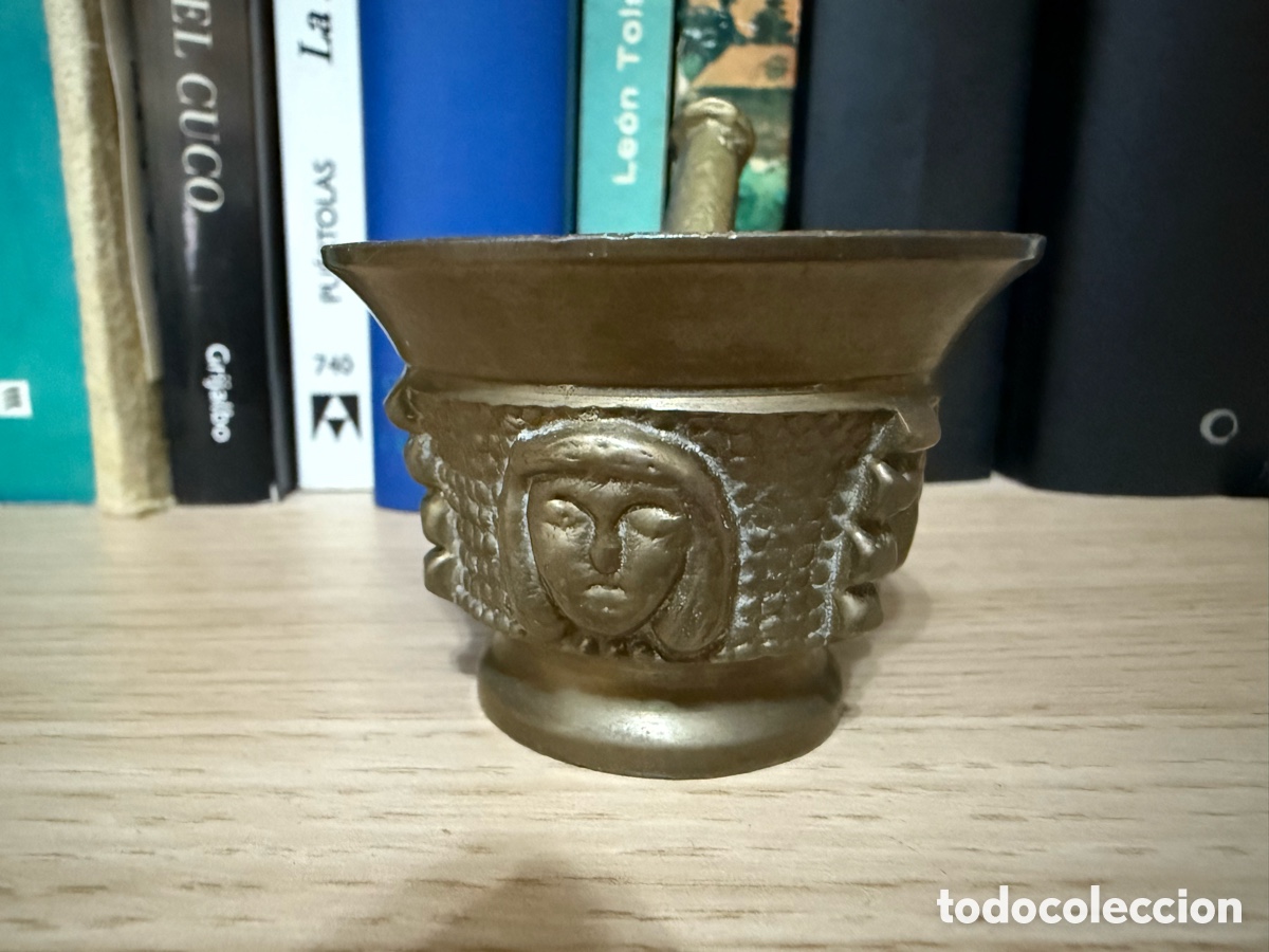Antig&uuml;edades: Almirez de Bronce en muy buen estado . - Foto 1
