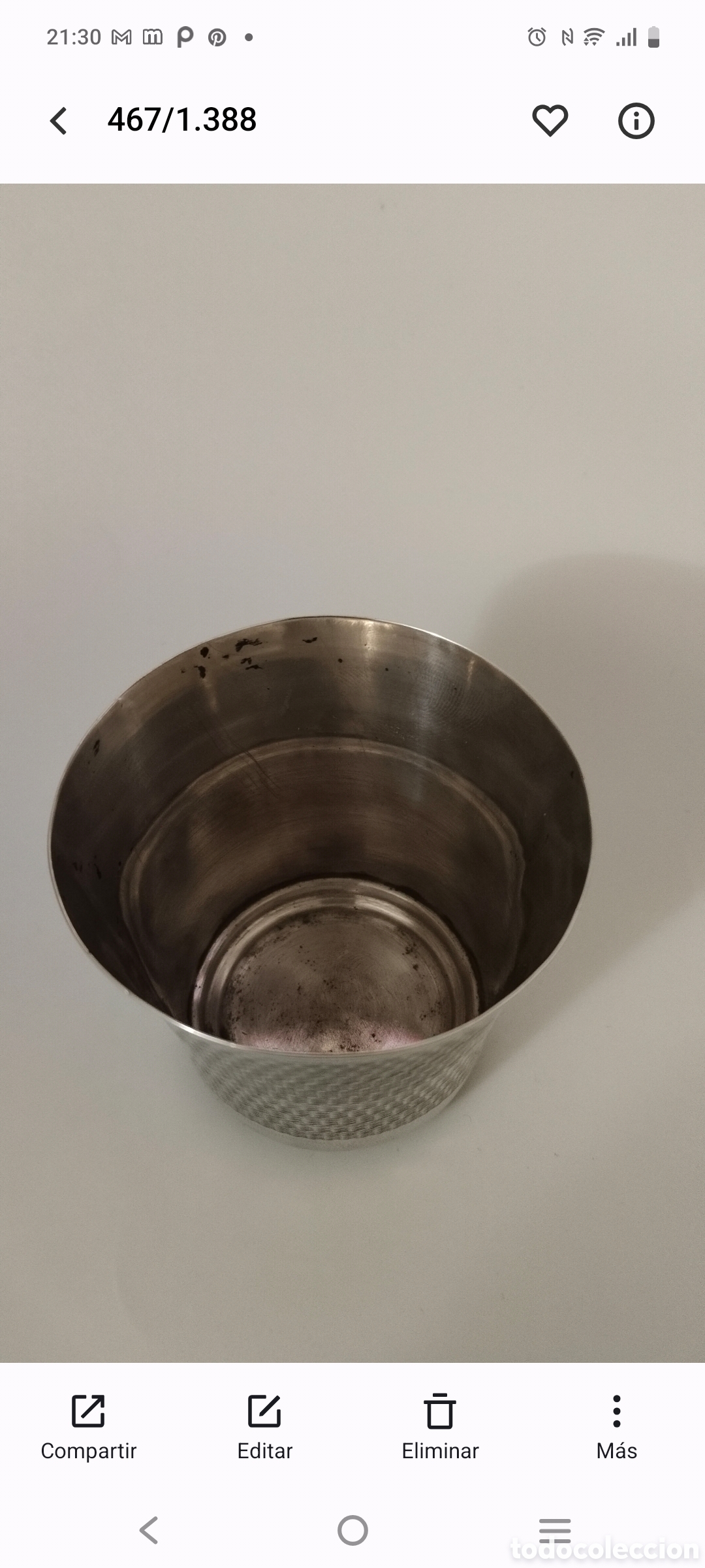 Antig&uuml;edades: Vaso de vodka faberge - Foto 4