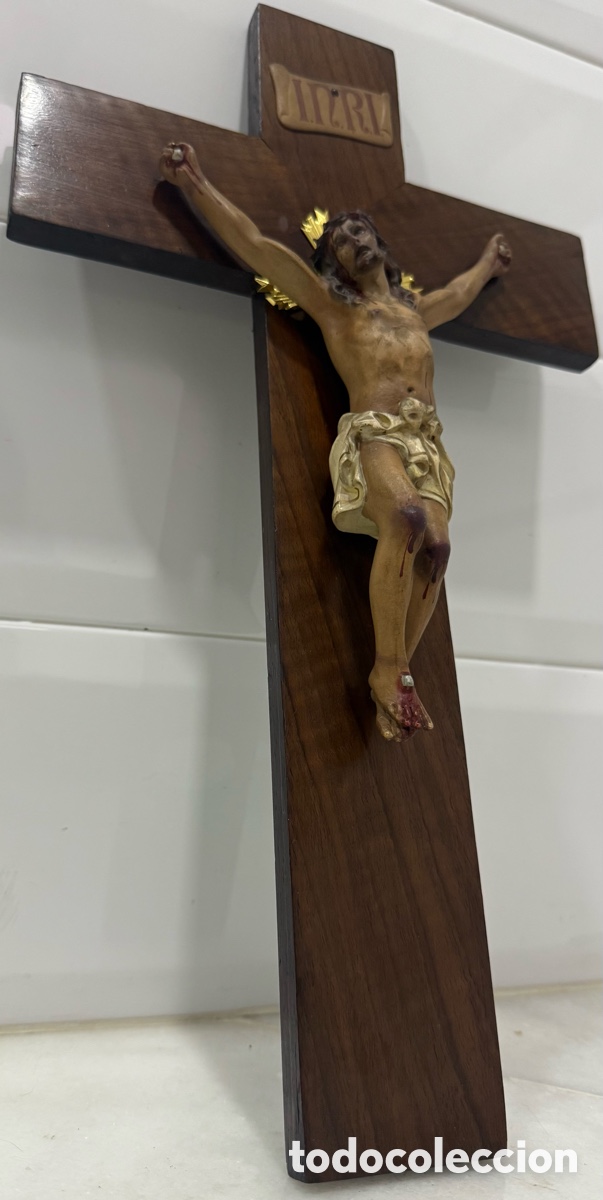 Antig&uuml;edades: ANTIGUO CRISTO CRUCIFICADO DE OLOT - Foto 6