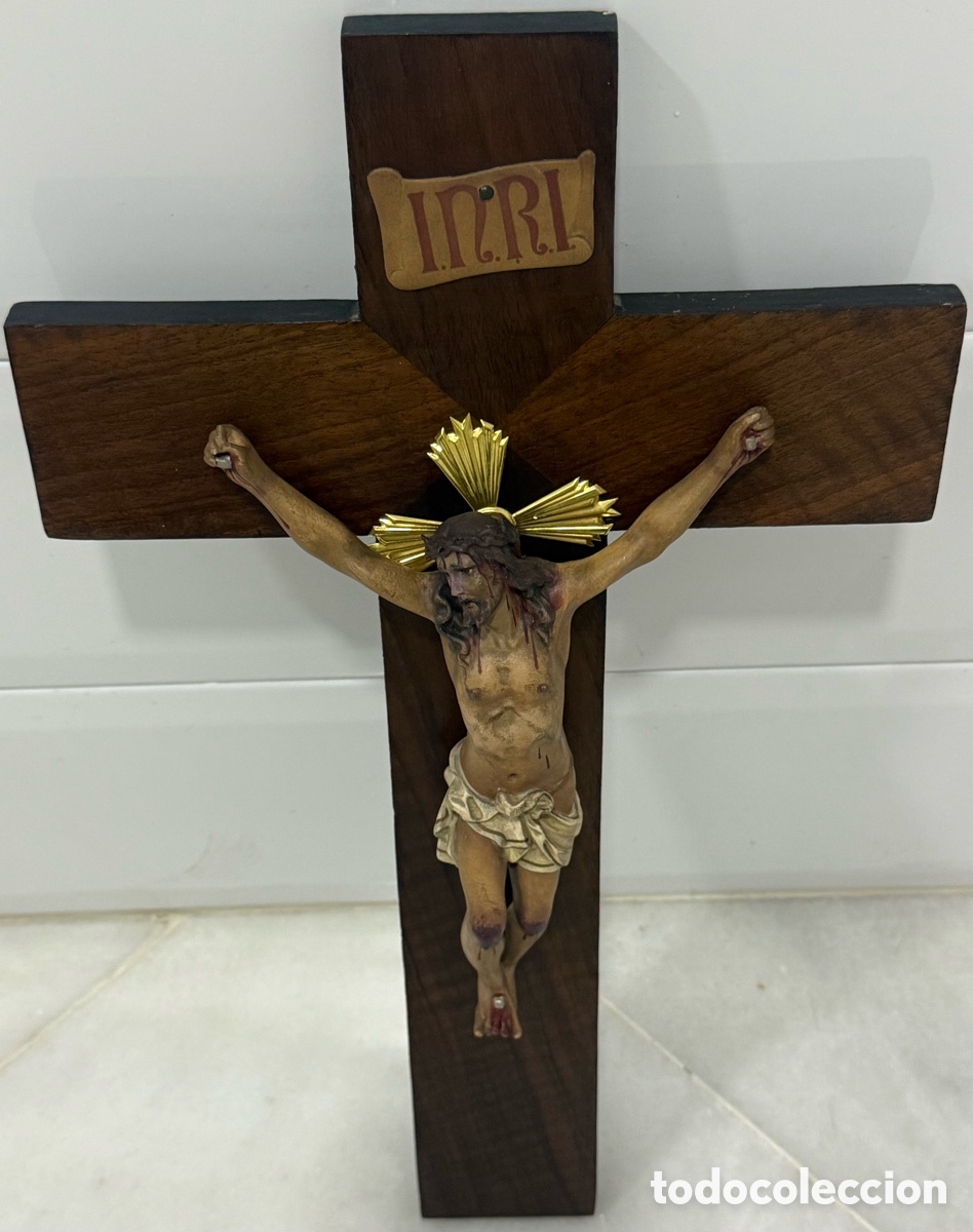 Antig&uuml;edades: ANTIGUO CRISTO CRUCIFICADO DE OLOT - Foto 7