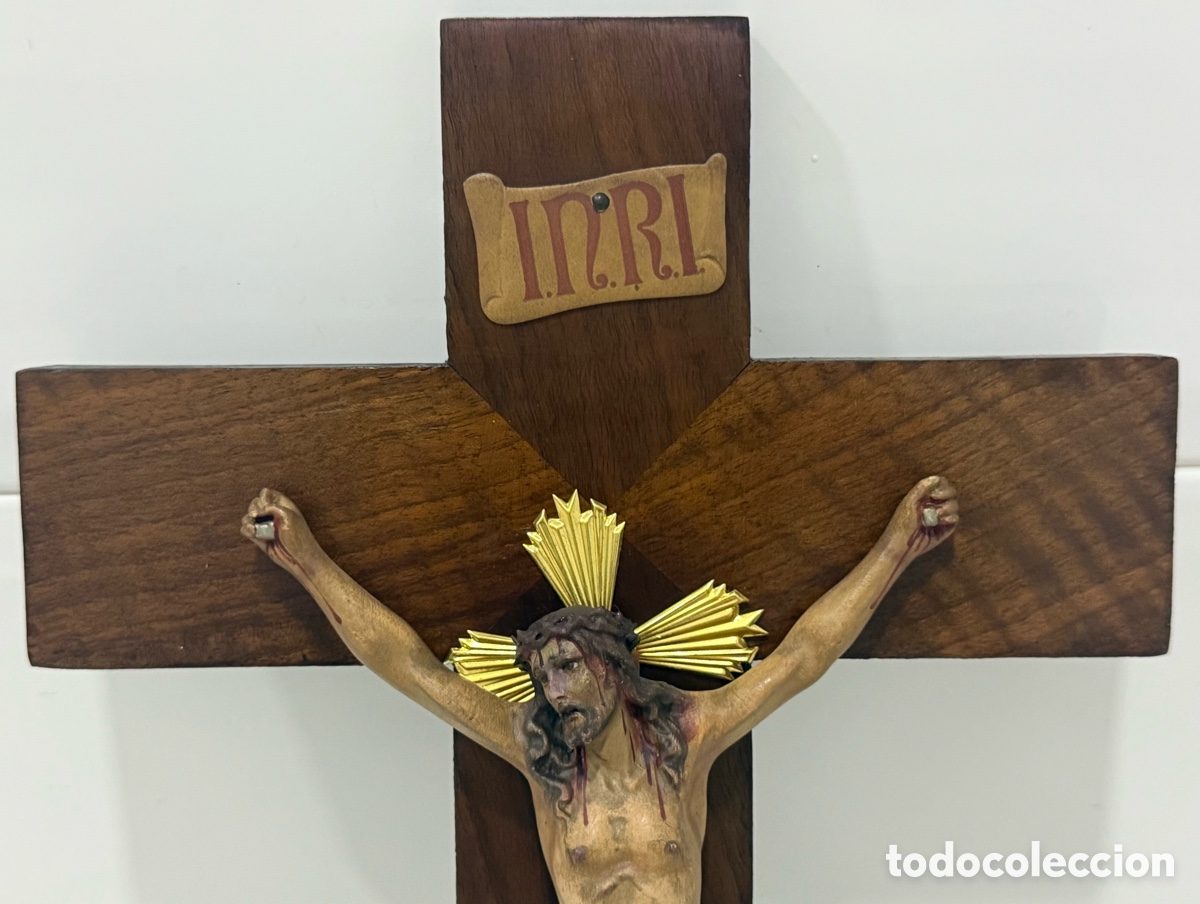 Antig&uuml;edades: ANTIGUO CRISTO CRUCIFICADO DE OLOT - Foto 8