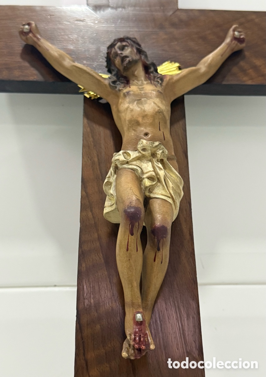 Antig&uuml;edades: ANTIGUO CRISTO CRUCIFICADO DE OLOT - Foto 13