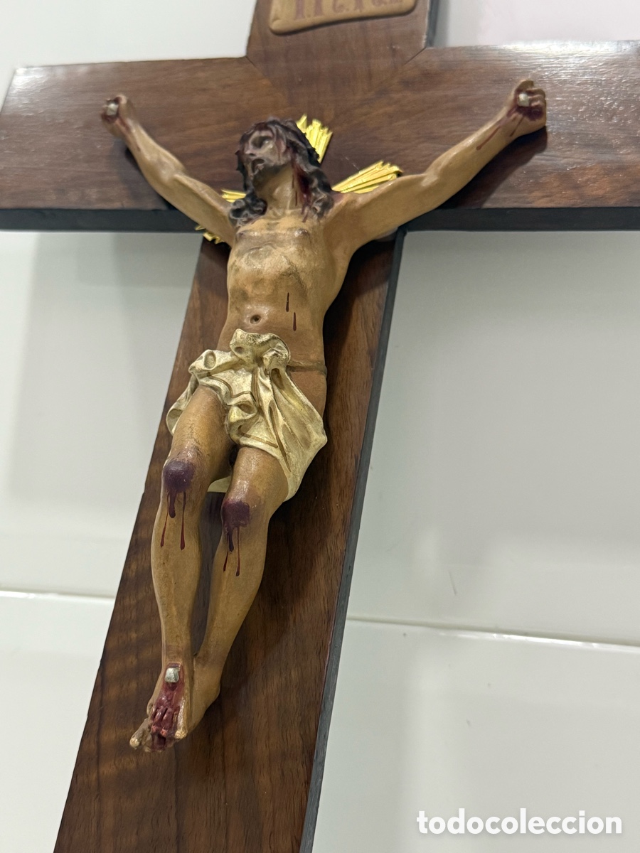 Antig&uuml;edades: ANTIGUO CRISTO CRUCIFICADO DE OLOT - Foto 14