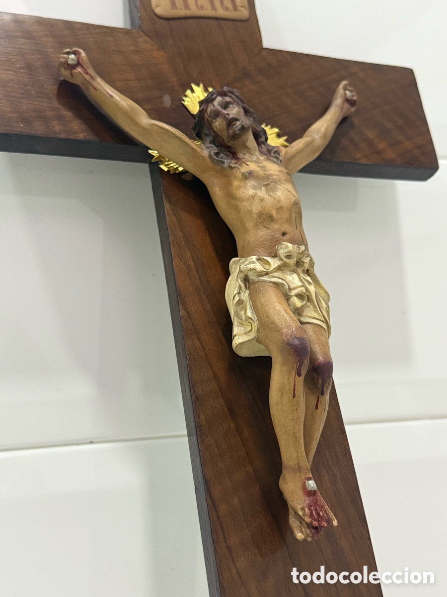 Antig&uuml;edades: ANTIGUO CRISTO CRUCIFICADO DE OLOT - Foto 15