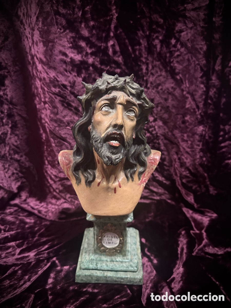 Antig&uuml;edades: Busto Cristo de Limpia - Foto 2