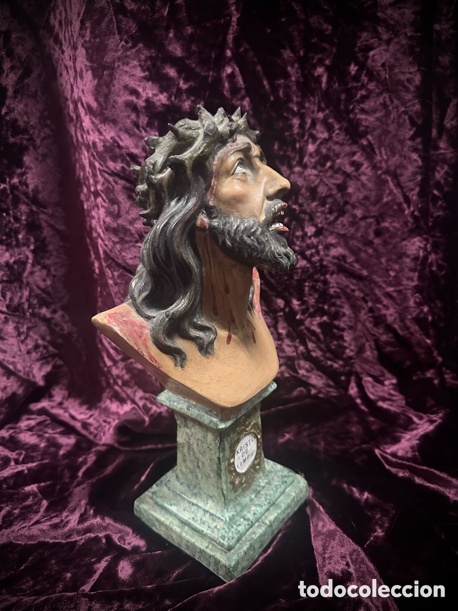 Antig&uuml;edades: Busto Cristo de Limpia - Foto 3