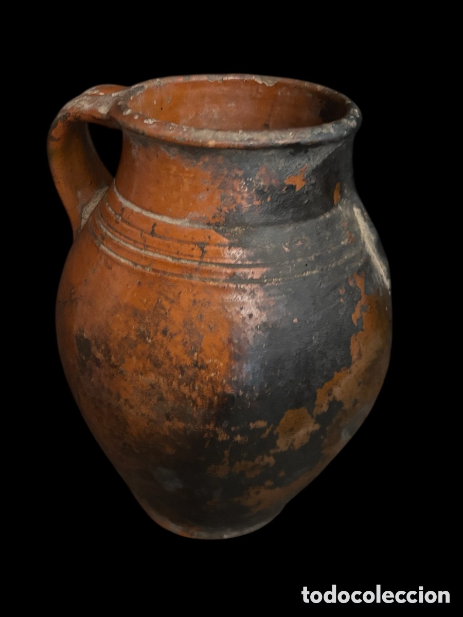 Antig&uuml;edades: Jarra esmaltada aragonesa - Foto 1