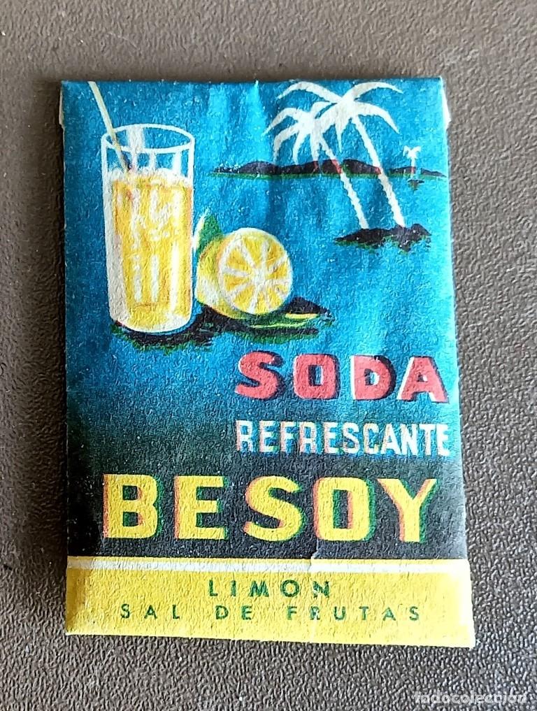 Antig&uuml;edades: Sobre soda refrescante BESOY - C&oacute;rdoba