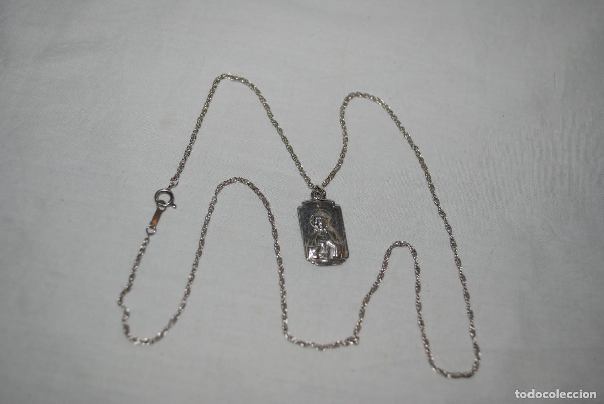 Antig&uuml;edades: CADENA Y MEDALLA DE PLATA - Foto 2