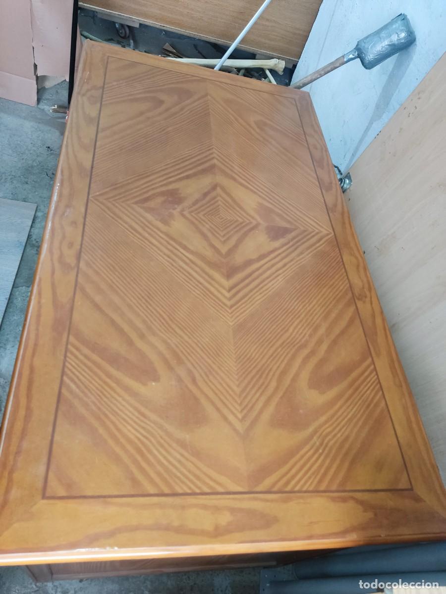 Antig&uuml;edades: Escritorio de pino macizo - Foto 1