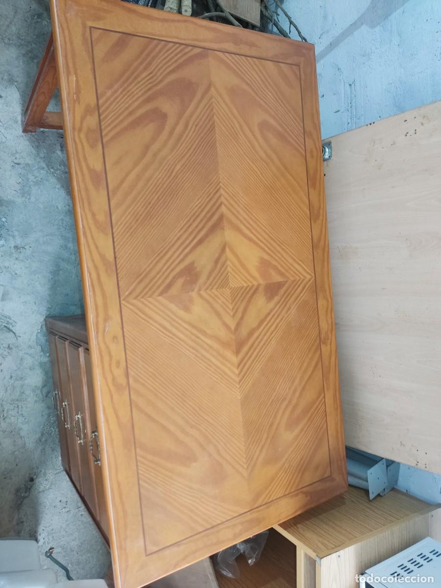 Antig&uuml;edades: Escritorio de pino macizo - Foto 2