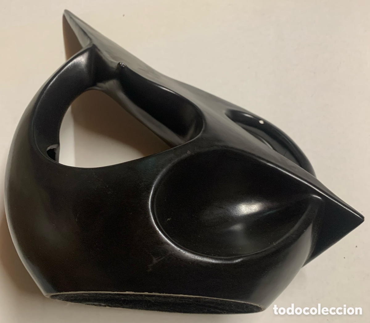 Antig&uuml;edades: Centro de Mesa Negro Ceramica - Foto 1