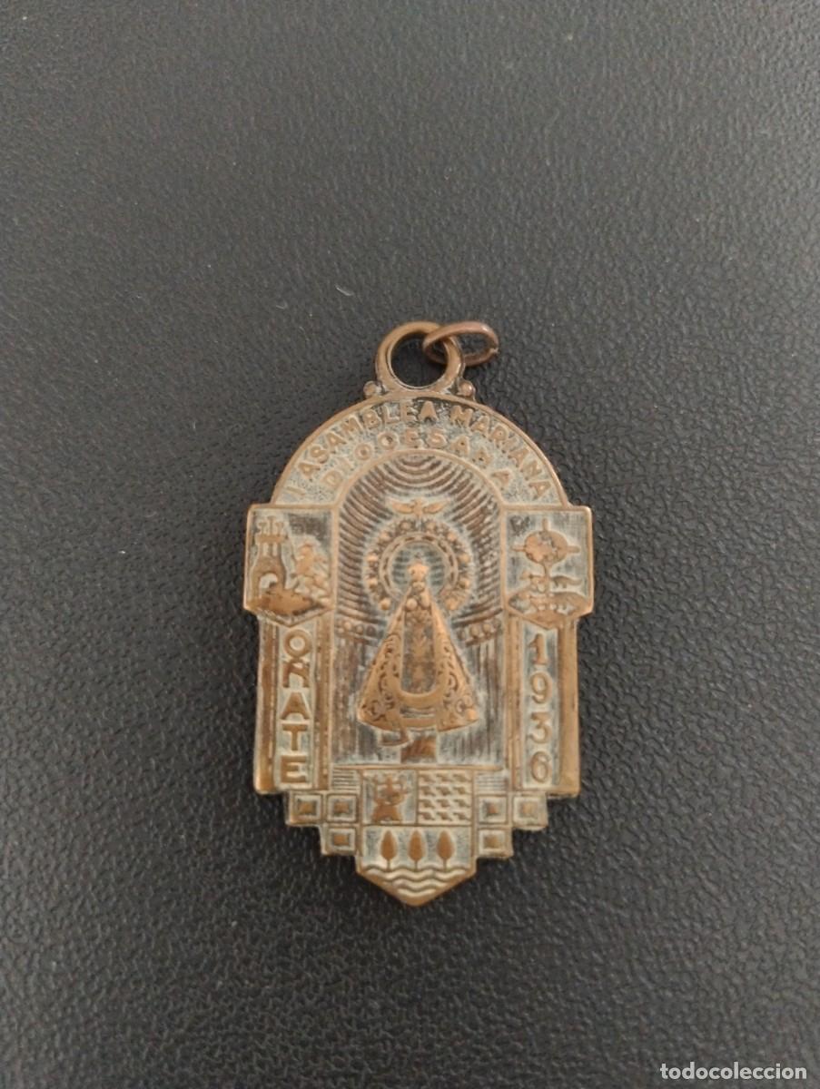 Antig&uuml;edades: -MEDALLA ASAMBLEA MARIANA , O&Ntilde;ATE 1936 .15,2 gramos /48X29 mm. COBRE