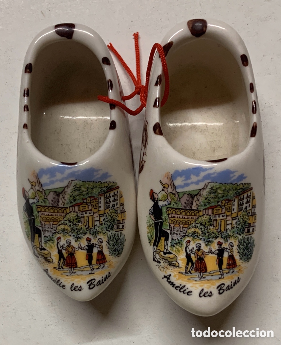 Antiguidades: Zancos Amelie Les Bains Porcelana fina