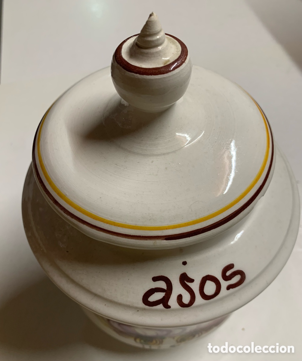 Antig&uuml;edades: Recipiente para Ajos Porcelana - Foto 1