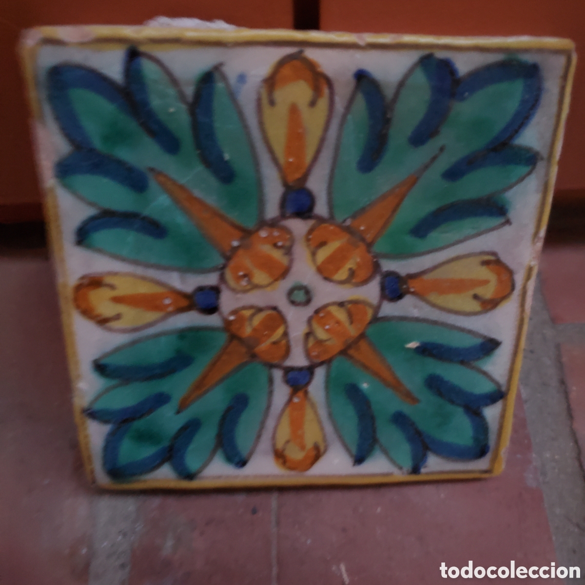 Antig&uuml;edades: Azulejo barroco valenciano - Foto 2