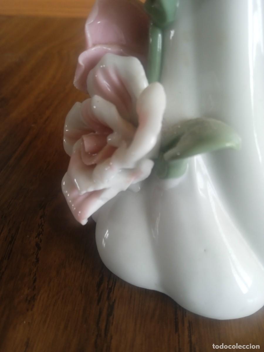 Antig&uuml;edades: Florero porcelana (399) - Foto 3