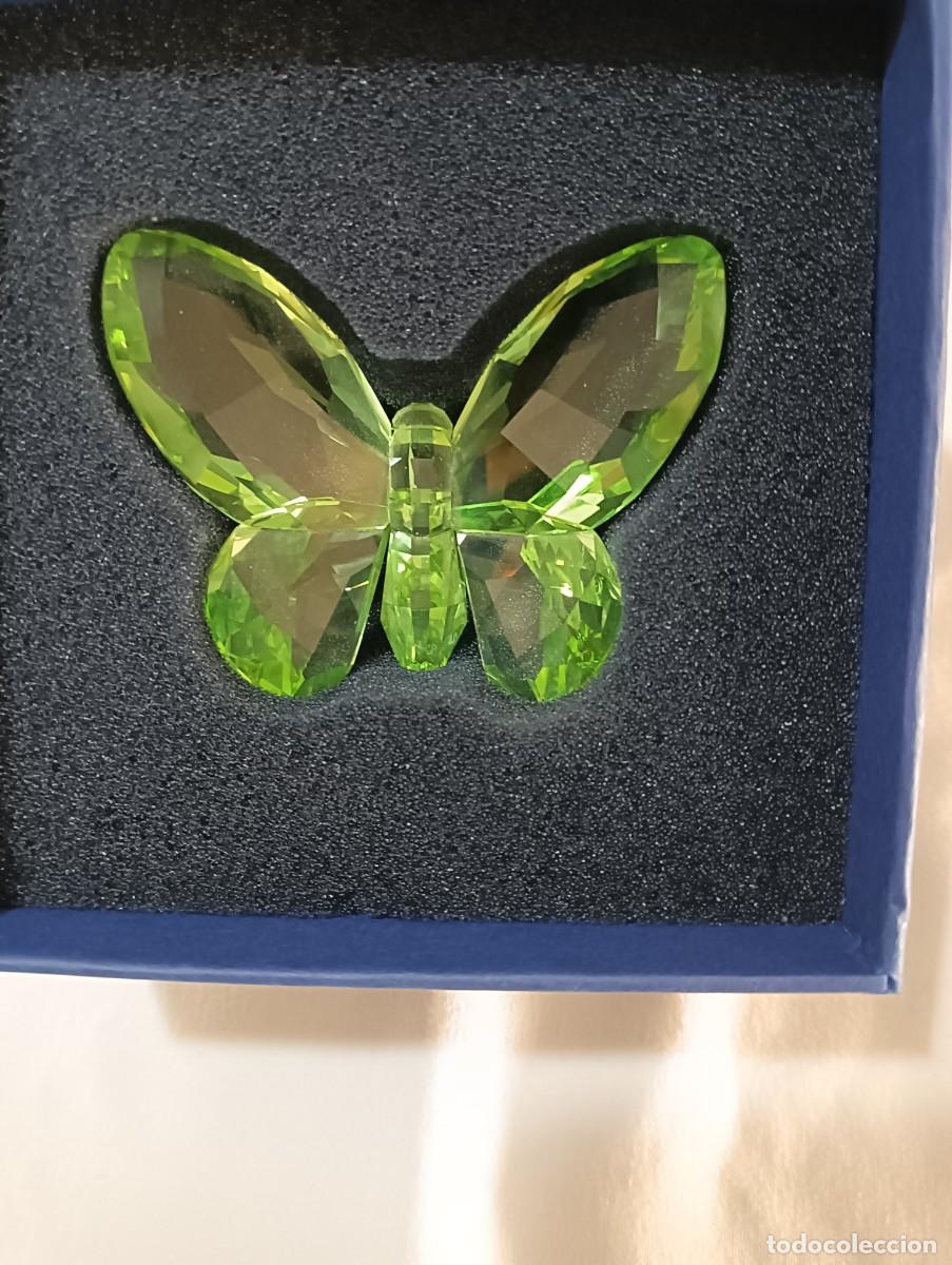 Antig&uuml;edades: Swarovski light peridot Butterfly - Foto 2