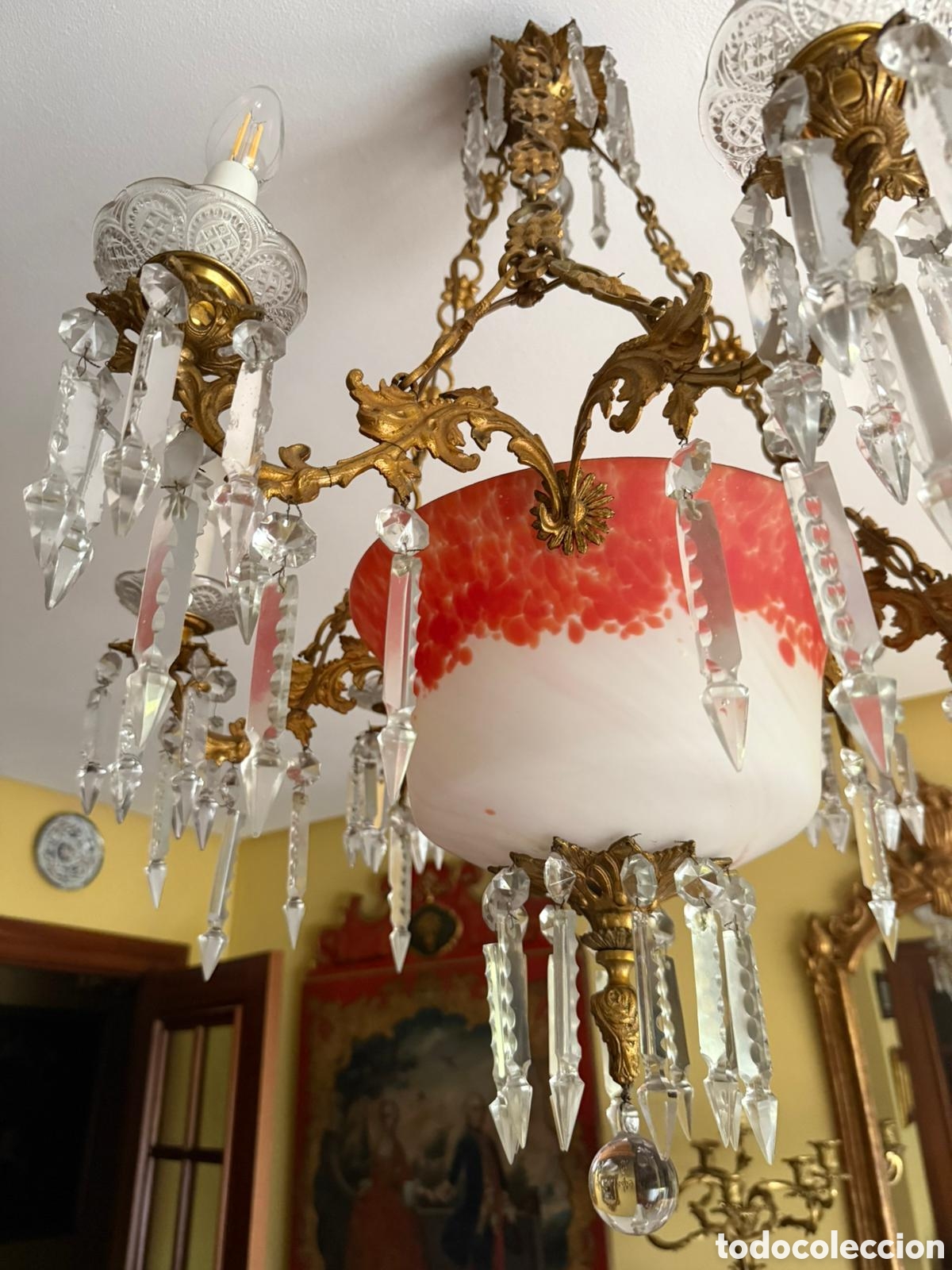 Antig&uuml;edades: LAMPARA MURANO ANTIGUA - Foto 3