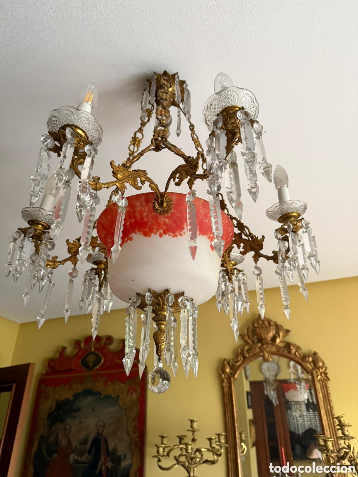 Antig&uuml;edades: LAMPARA MURANO ANTIGUA - Foto 1