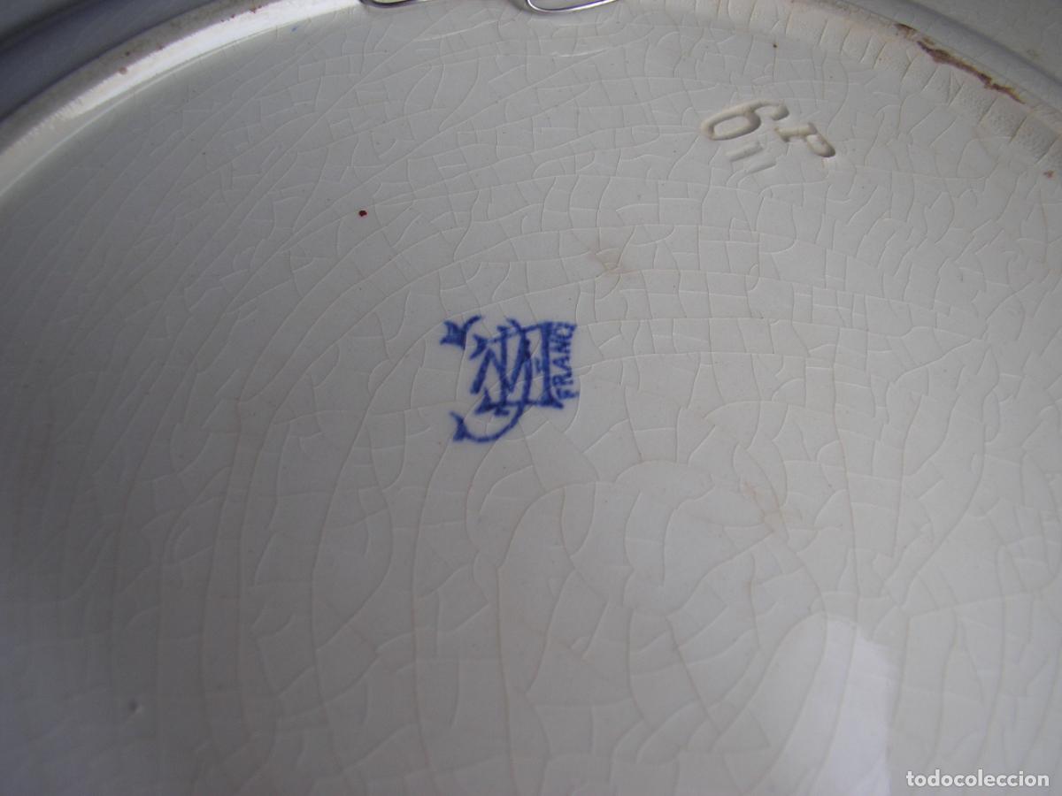 Antig&uuml;edades: PLATO PINTADO A MANO - Foto 2
