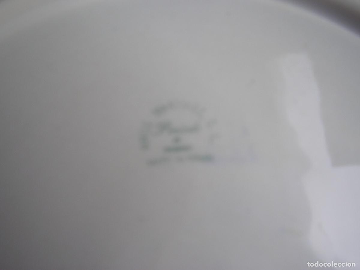 Antig&uuml;edades: PLATO PINTADO A MANO - Foto 2
