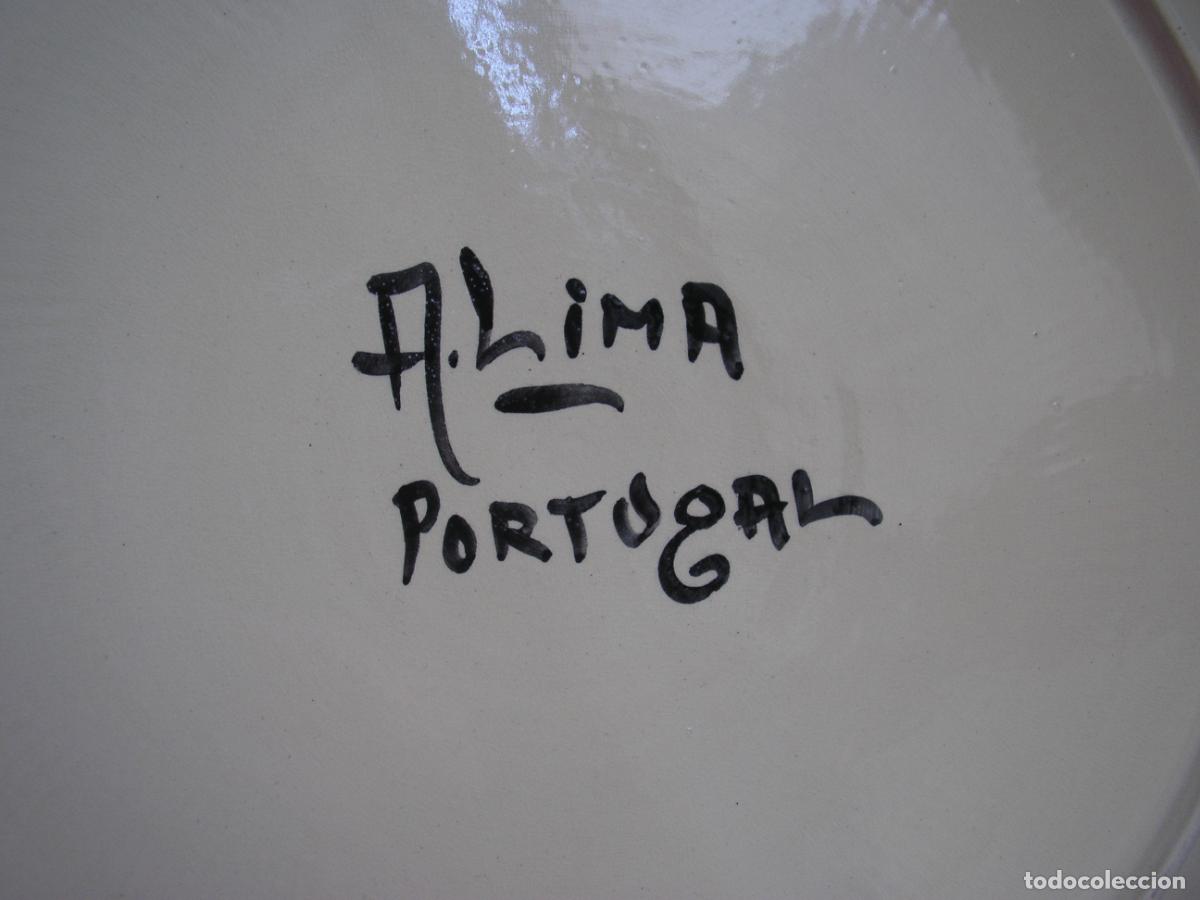 Antig&uuml;edades: PLATO PINTADO A MANO - Foto 2