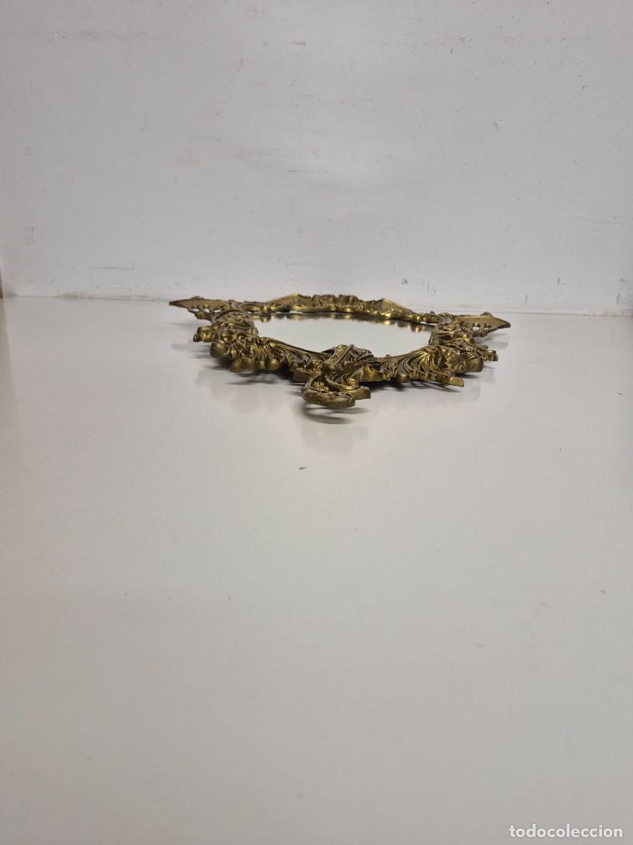 Antig&uuml;edades: Precioso Espejo, Cornucopia - Bronce Cincelado - Foto 4