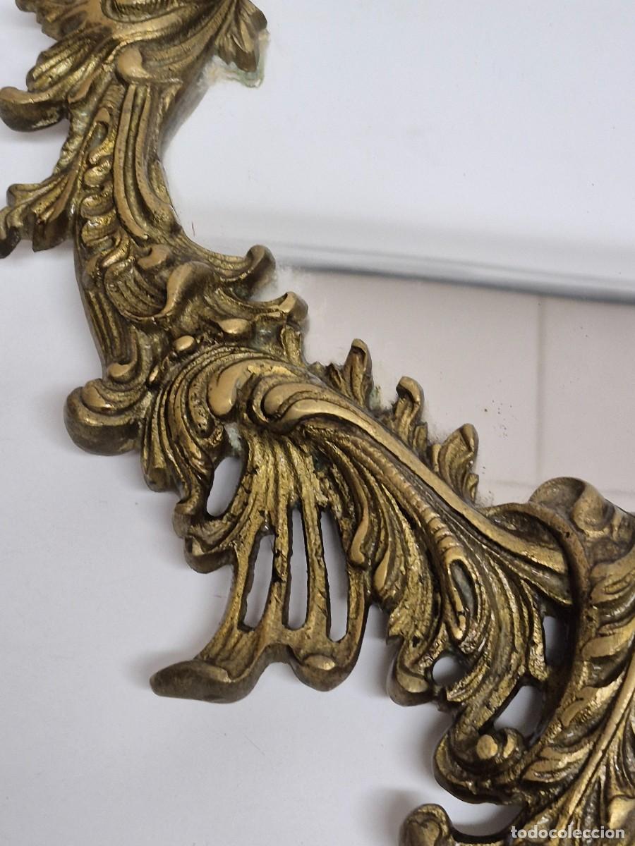 Antig&uuml;edades: Precioso Espejo, Cornucopia - Bronce Cincelado - Foto 6