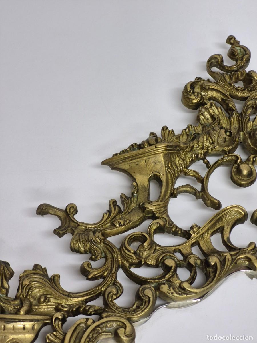 Antig&uuml;edades: Precioso Espejo, Cornucopia - Bronce Cincelado - Foto 8