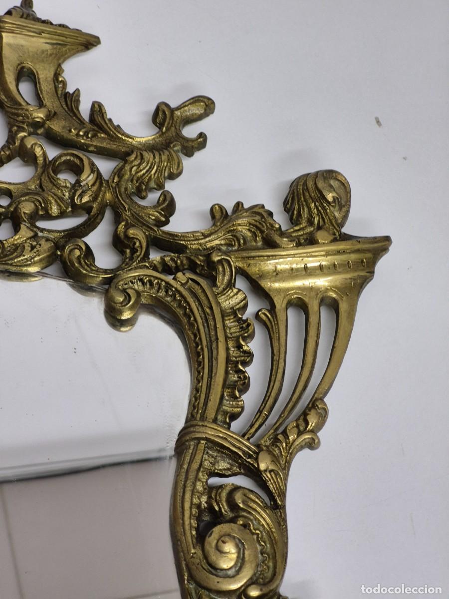 Antig&uuml;edades: Precioso Espejo, Cornucopia - Bronce Cincelado - Foto 10