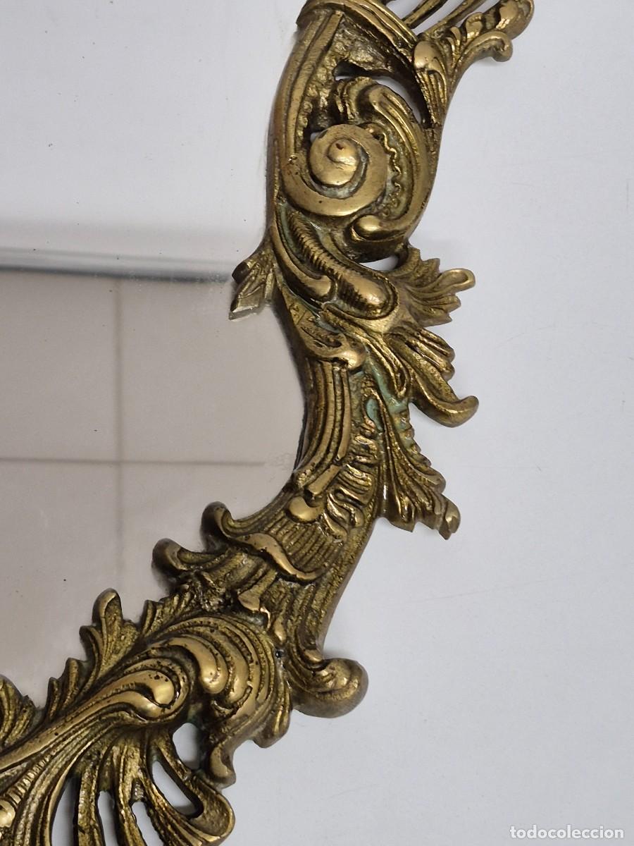 Antig&uuml;edades: Precioso Espejo, Cornucopia - Bronce Cincelado - Foto 11
