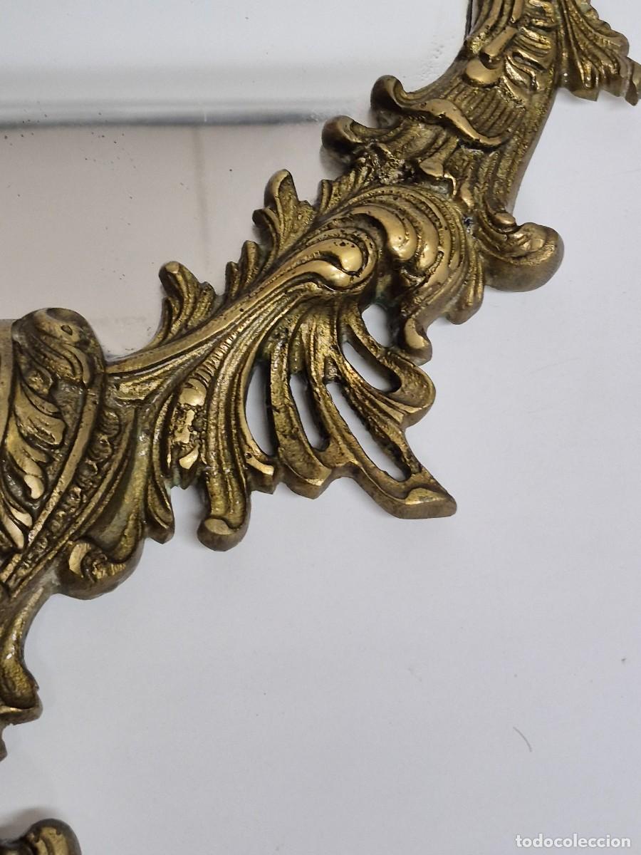 Antig&uuml;edades: Precioso Espejo, Cornucopia - Bronce Cincelado - Foto 12