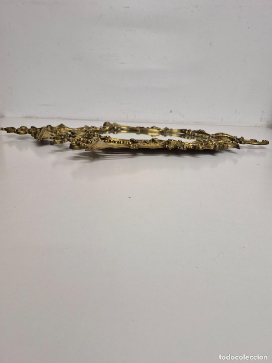 Antig&uuml;edades: Precioso Espejo, Cornucopia - Bronce Cincelado - Foto 13