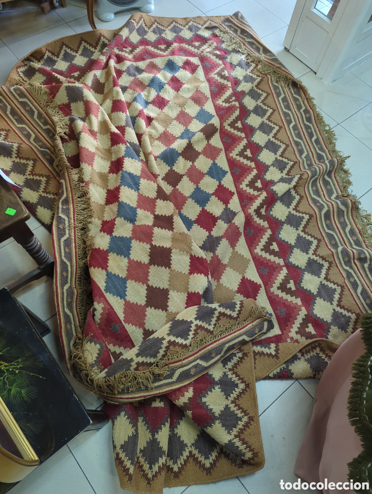 Antig&uuml;edades: Alfombra Afgana. REF-6251 - Foto 1