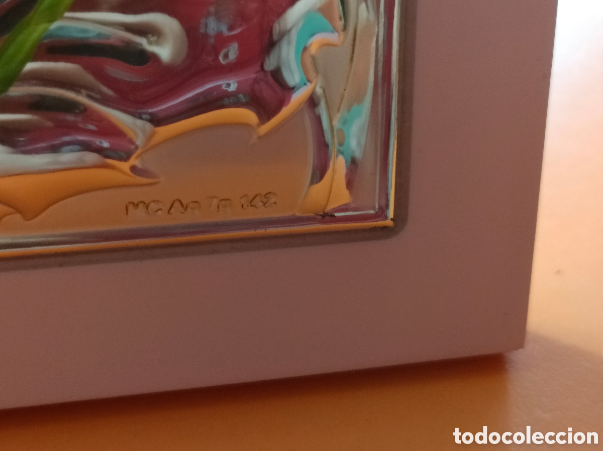 Antig&uuml;edades: Marco infantil doble con plata - Foto 2